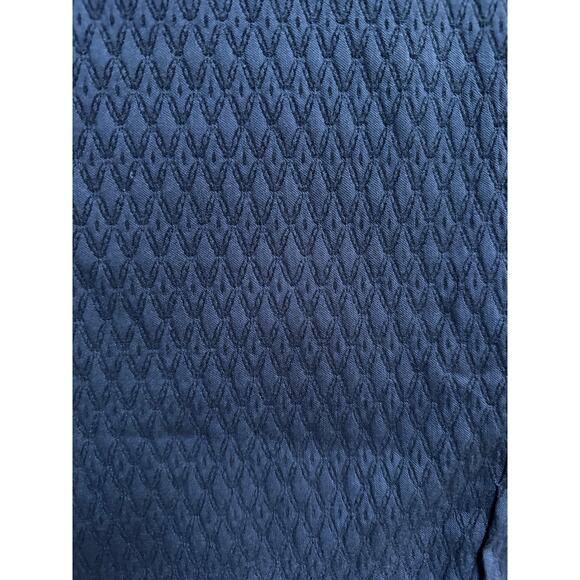 Margaret M Petite Navy Blue Jacquard Pants Size Small - Picture 3 of 6